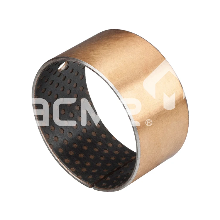 The factory directly supplies SF-2W POM slide bearing bush Steel back bronze bushing for mining machies