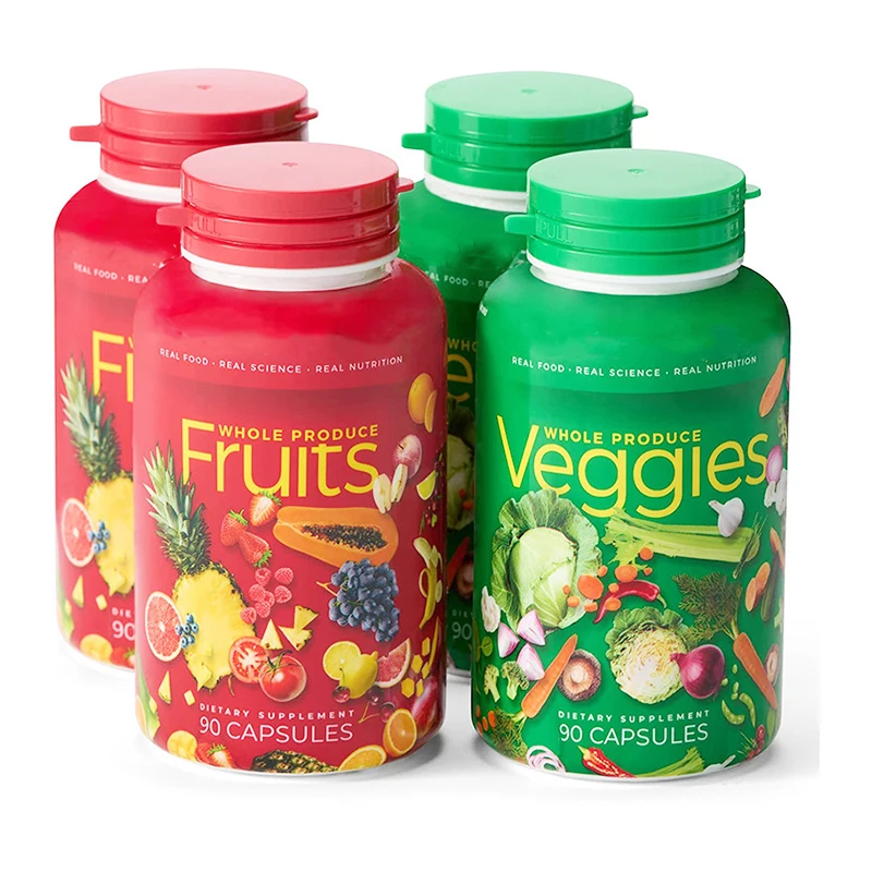 OEM Private Label Nature Dried Mix Fruits And Veggies Capsules Whole Food Supplement With Superfood For Women Men and Kids
