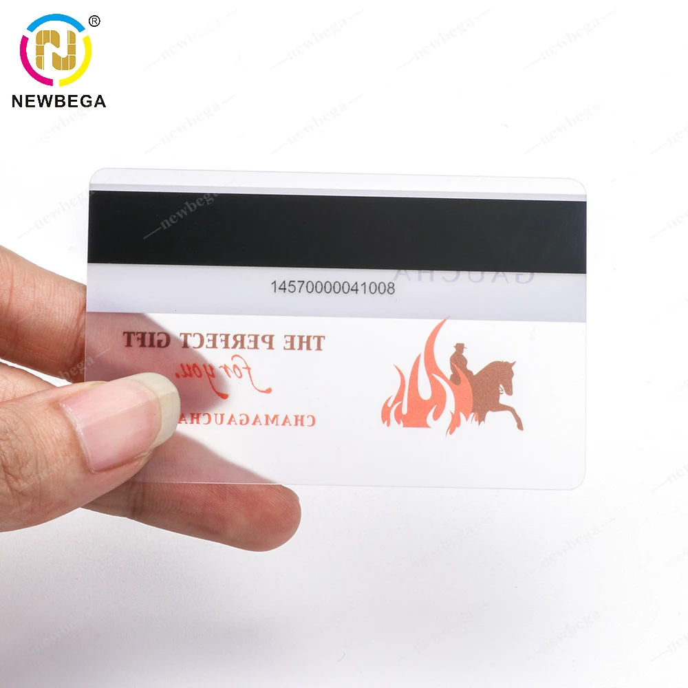 Luxury Printing PVC Plastic Business Card Transparent business cards with Logo Offset Printing