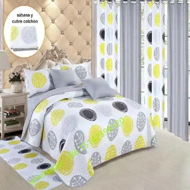 Custom 3d print kids duvet cover comforter quilt bedsheets curtain and bedding sets with matching curtains