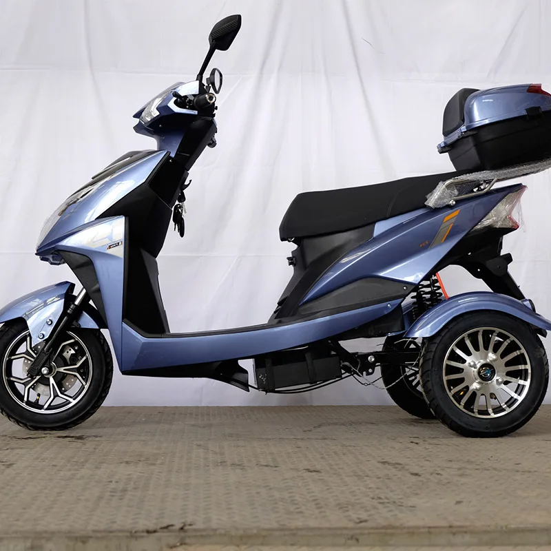 motocicleta eléctrica de 3 ruedas para adulto tres adultos