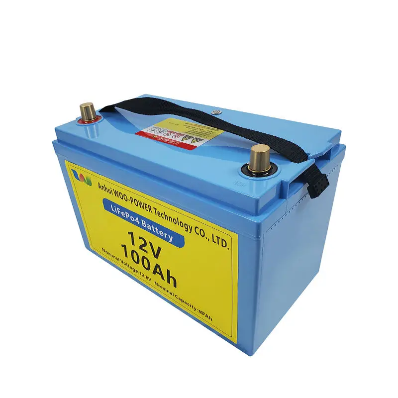 Factory Direct Selling 12V 100Ah Long Cycle Life LiFePO4 Battery Pack 12 Volt Lithium Battery Pack For RV Golf Cart Boat