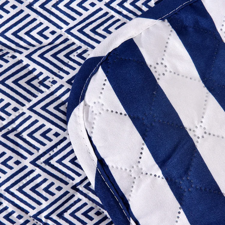 3pc SSL quilt set with pigment plant printing on 70gsm microfiber