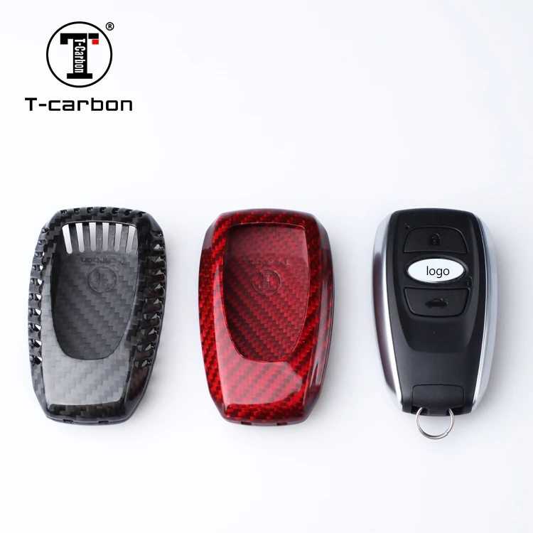 T-carbon Genuine Carbon Fiber keyless key fob cover CARBON FIBER KEY FOB COVERS 2015- WRX STI BRZ