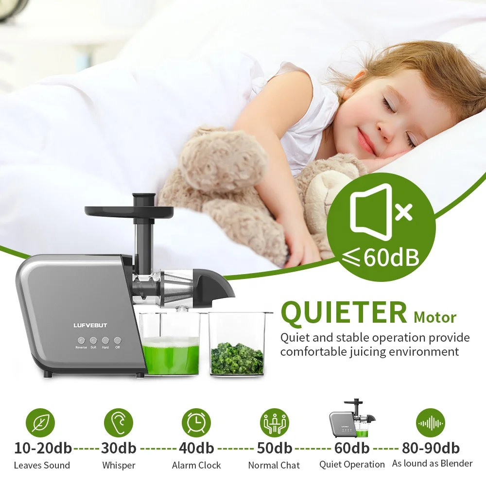 high quality 5 in 1 multifunctional cold press commercial orange juicer machine slow Juicer