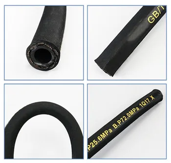 High Quality  SAE R2 steel wire braid hydraulic rubber hoses 2SN