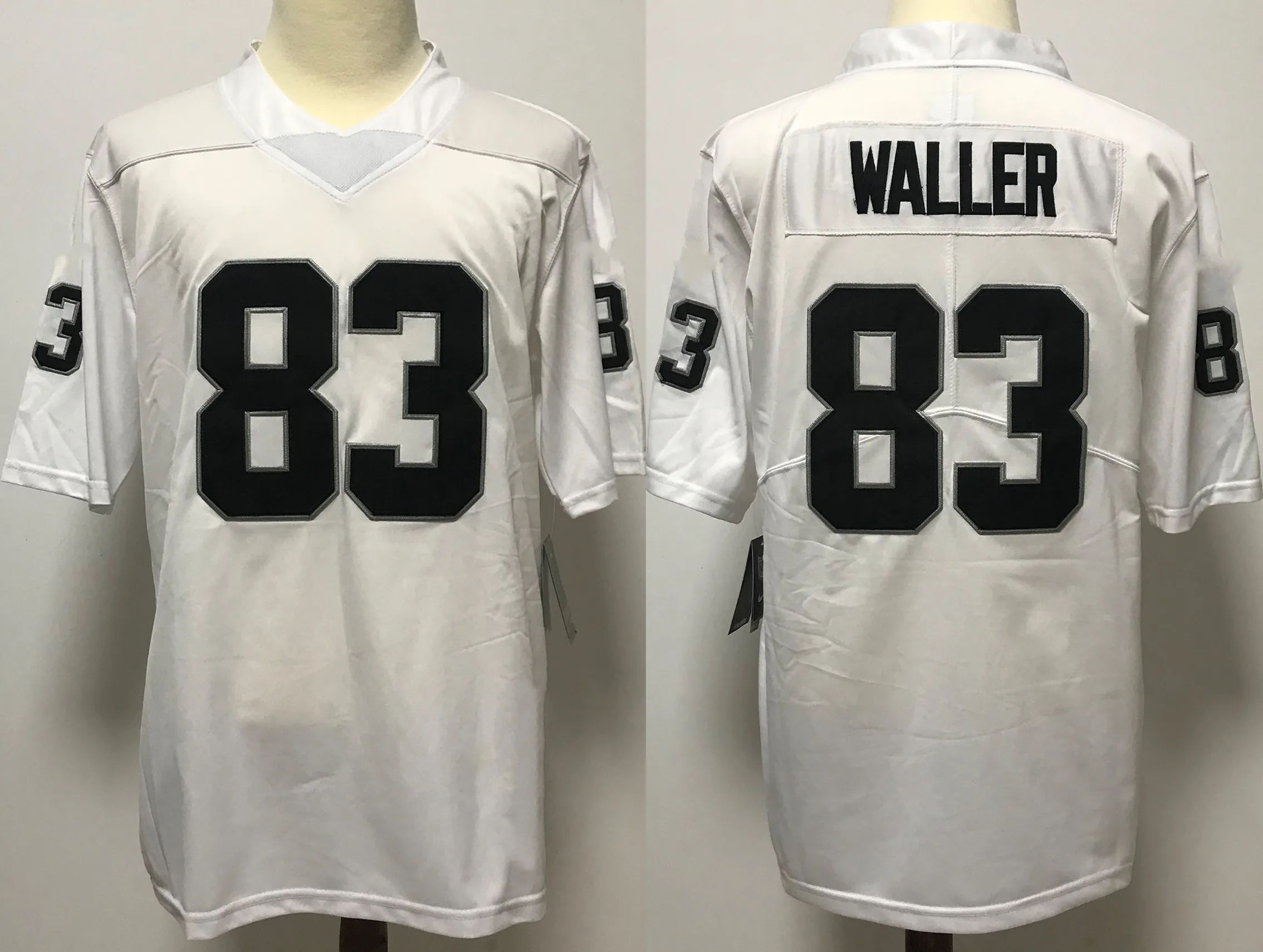 Wholesale Best Quality Custom Las Vegas Stitched American Football Jerseys 28 Jacobs 83 Waller 34#