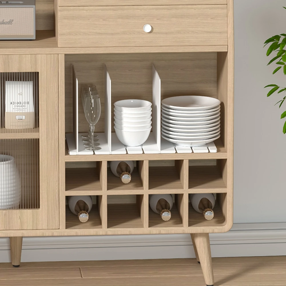 Purse Organizer for Closet Clear Frosted Plastic Shelf Dividers with Slots Handbag Organizer