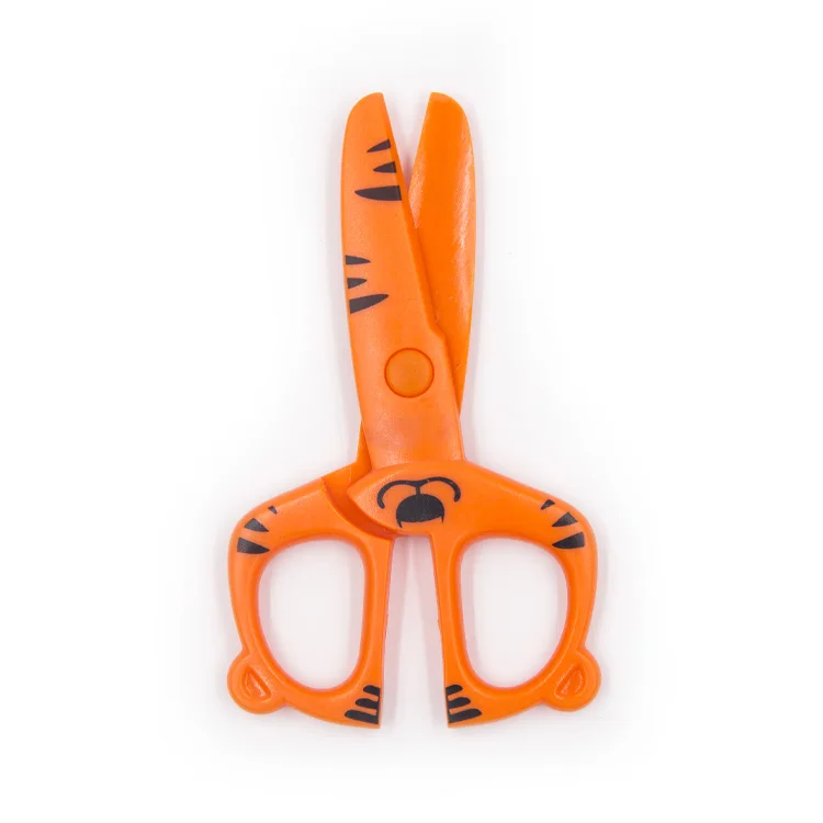 Безопасное лезвие назад в школу Детские тупые ножницы Классическая низкая цена 4 75 дюйма пластиковые детские с тупым наконечником