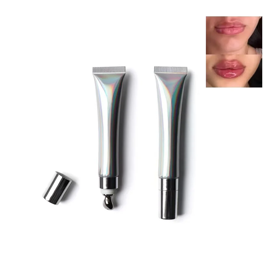 Ultimate volume lip plumper 20ml silver squeeze extreme lip volumizer private label