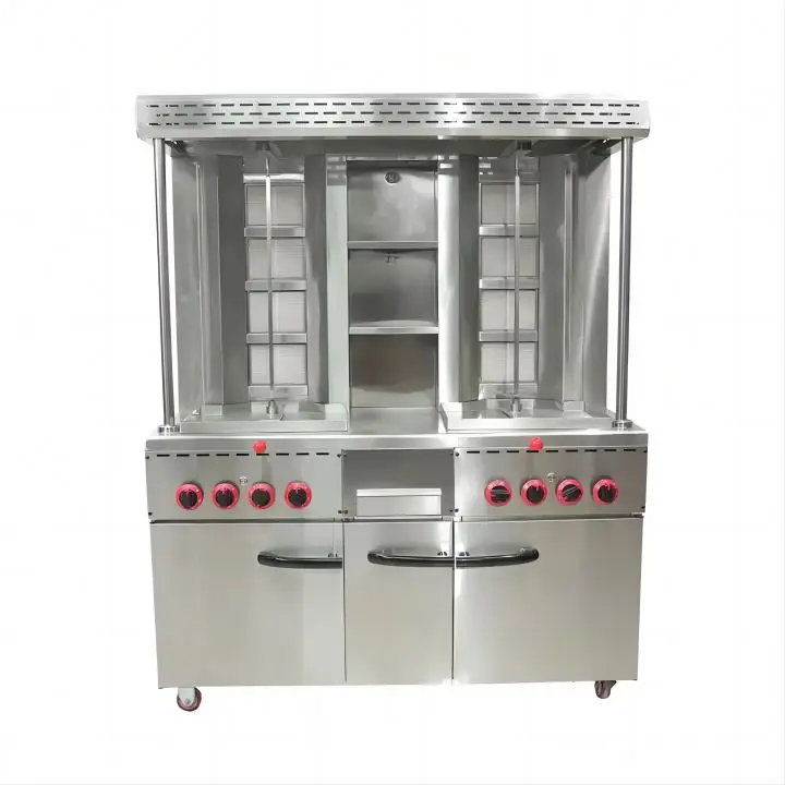 Doner Kebab Grill Preco Maquina Electric Motor For Machine Smokeless Charcoal Automatic Rotating Turkiye Hotels Full Kufta Maker