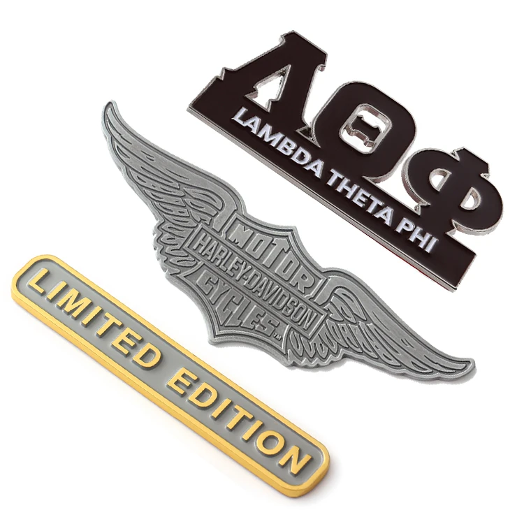 Custom 3D Metal Car Emblem Badge Lapel Sticker Zinc Alloy Emblems Auto Logo For Cars Motorcycle Decorative Accessories