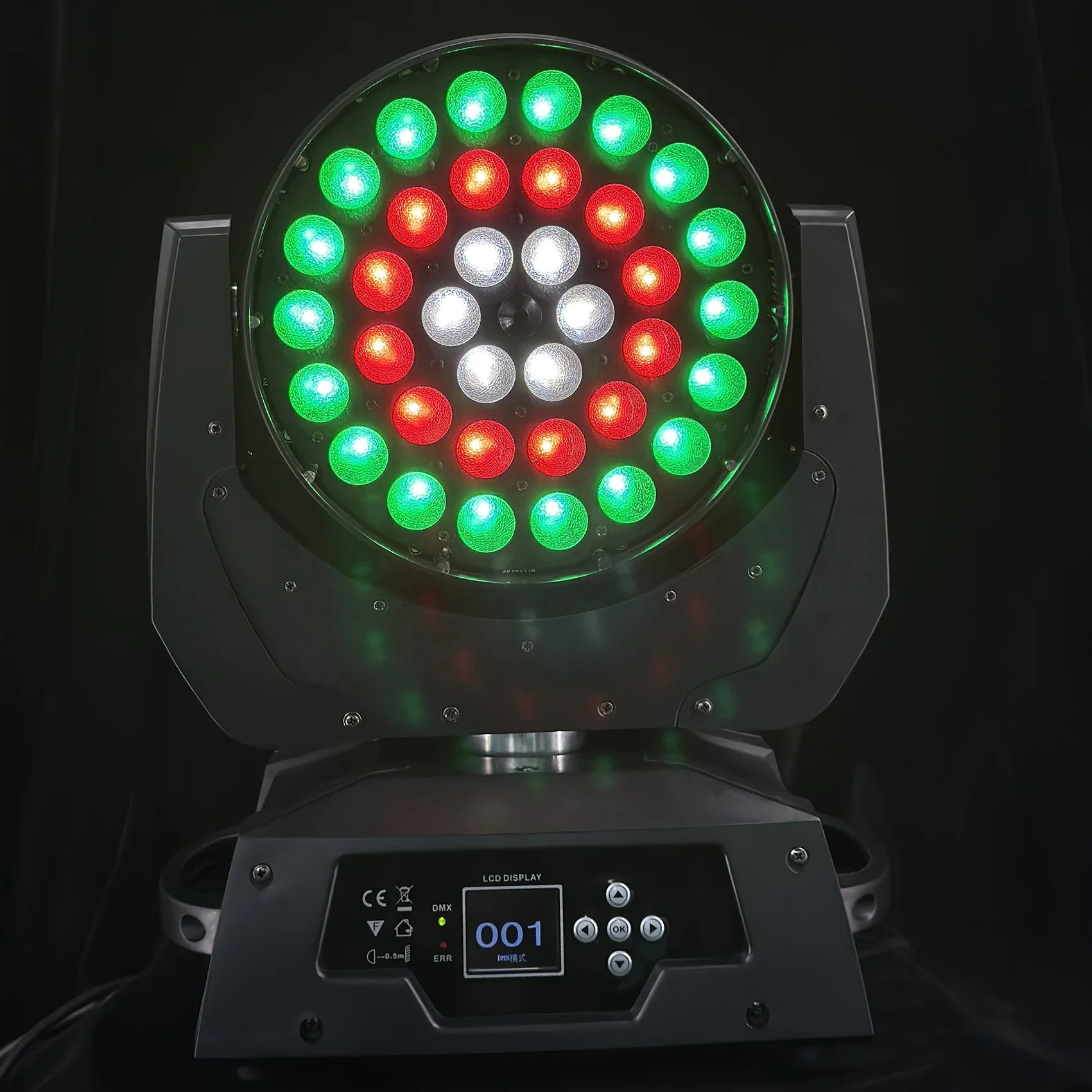 Led Projector RGBW 36 LED Zoom Moving Head Wash Light For DJ Disco Stage Lighting DMX512 Lighting