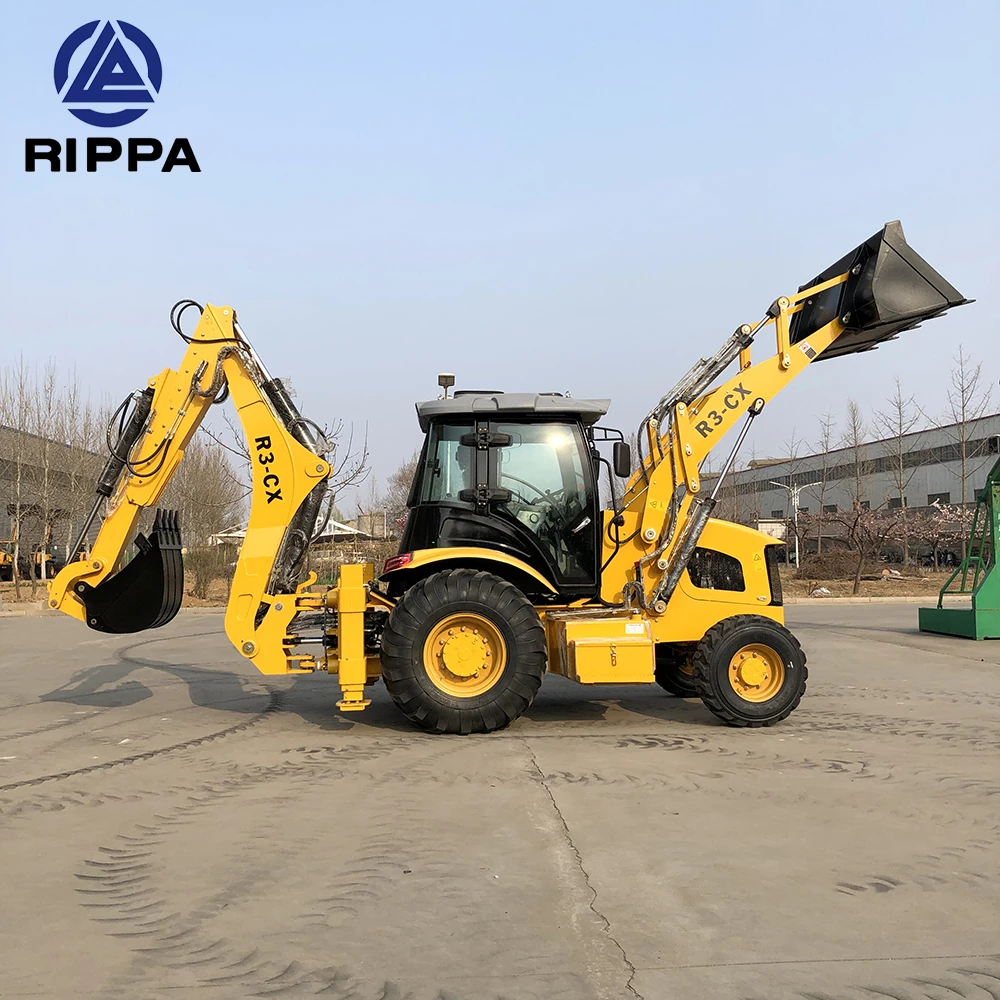 Лидер продаж 4-колесный буксировочный экскаватор-погрузчик 4x4 JCB мини-экскаватор-погрузчик мини-экскаватор