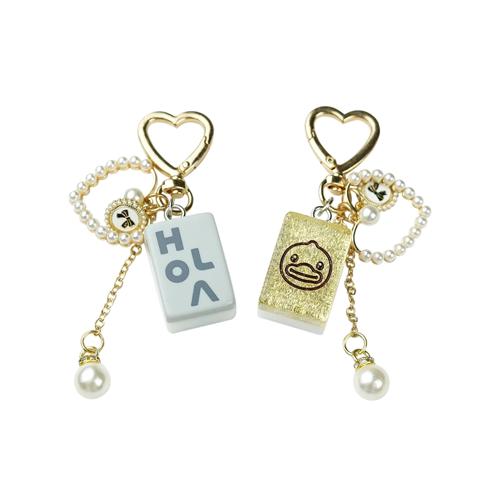 Металлические крючки с жемчугом