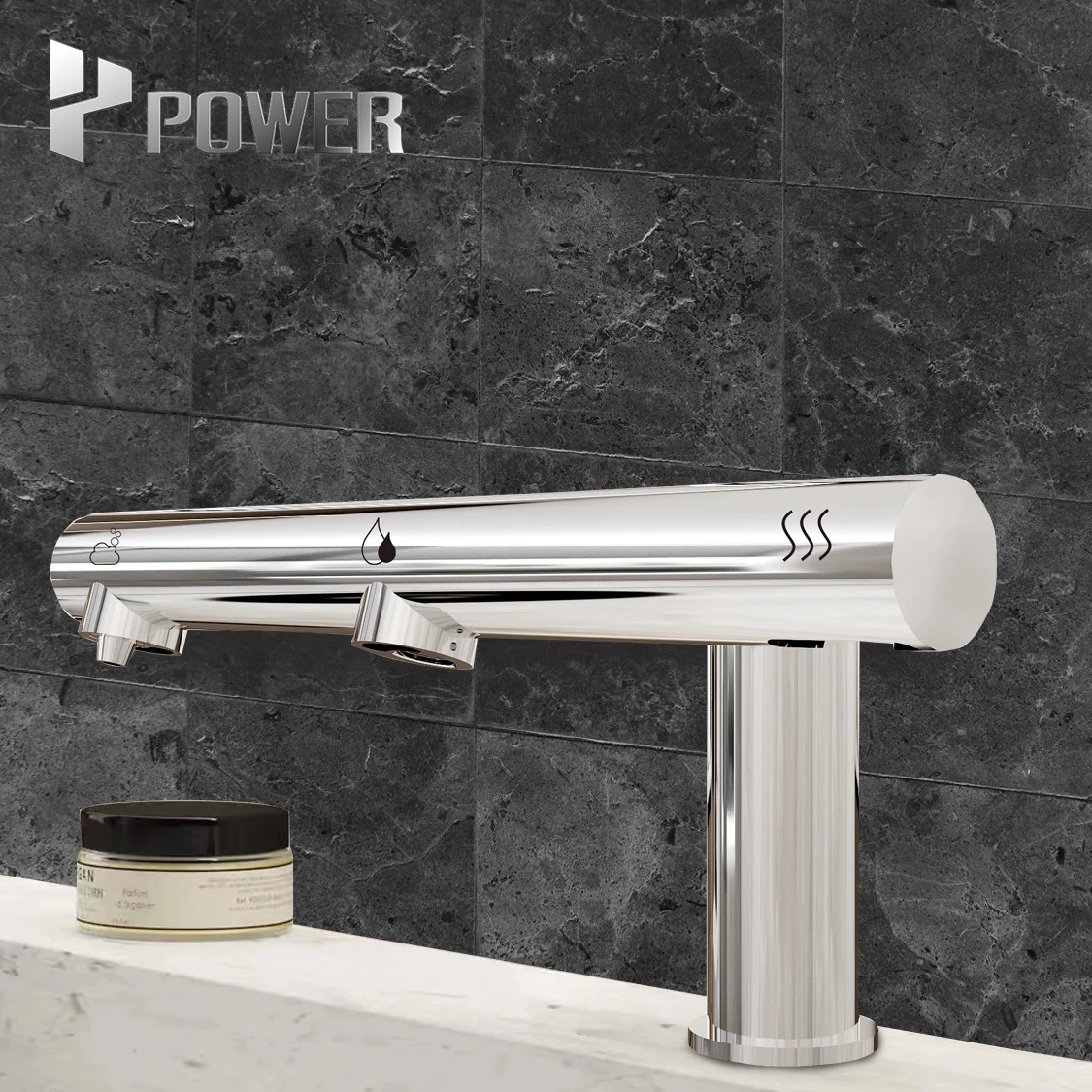 3 In 1 Automatic Sensor Liquid Soap Dispenser Hand Dryer Bathroom Sink Faucet Tap Washroom Faucet