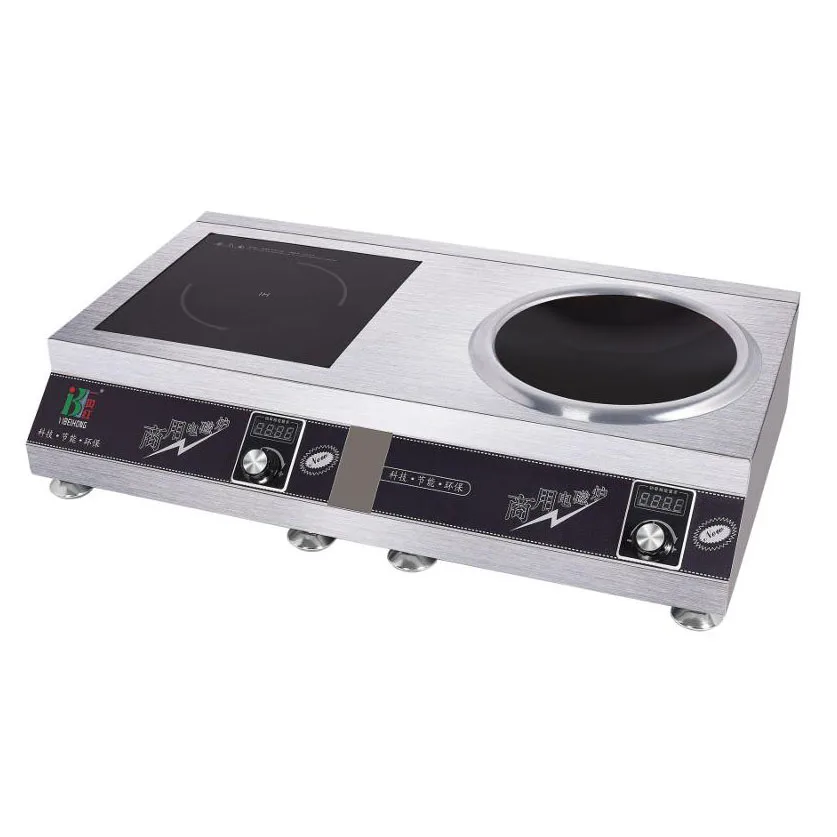durable commercial restaurant induction cooktop double burner induction hob