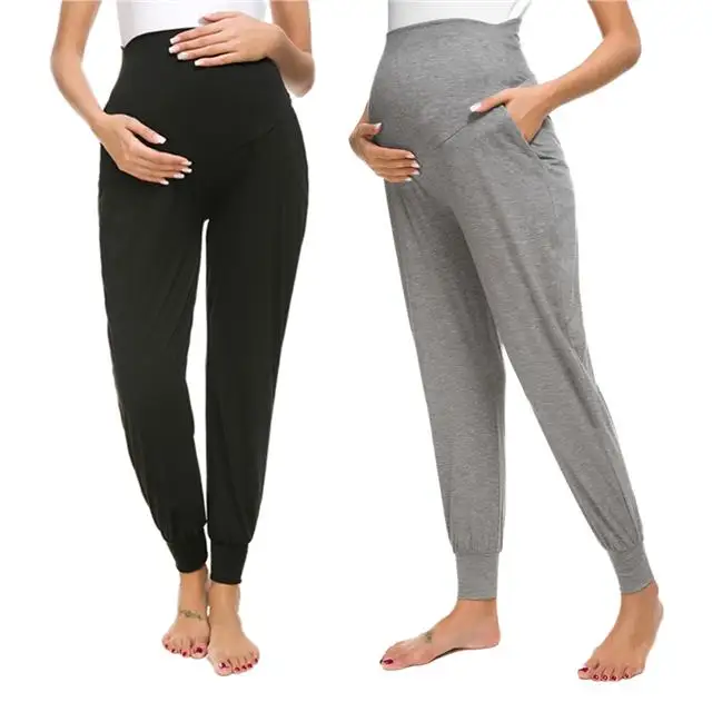 
High Quality Customized Winter Maternity Cotton Long Pants For Pregnancy Clothes 