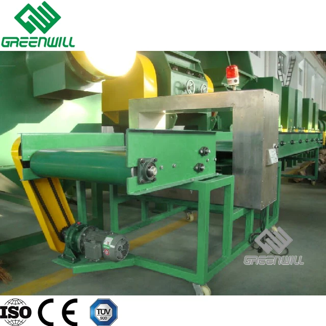 Waste PP PE PET Plastic bottle washing recycling machine for Polyester staple fiber