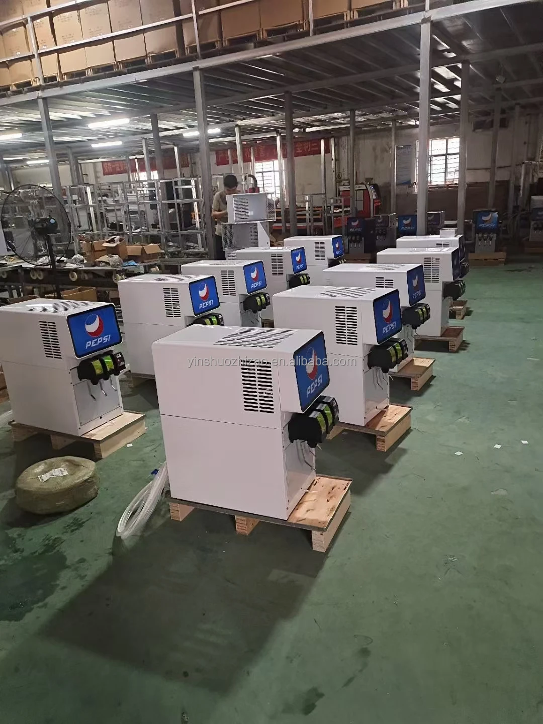 Restaurant Cafe Bar Used Commercial Carbonated Soda Beverage Post Mix Dispenser Cool Cola Vending Machine