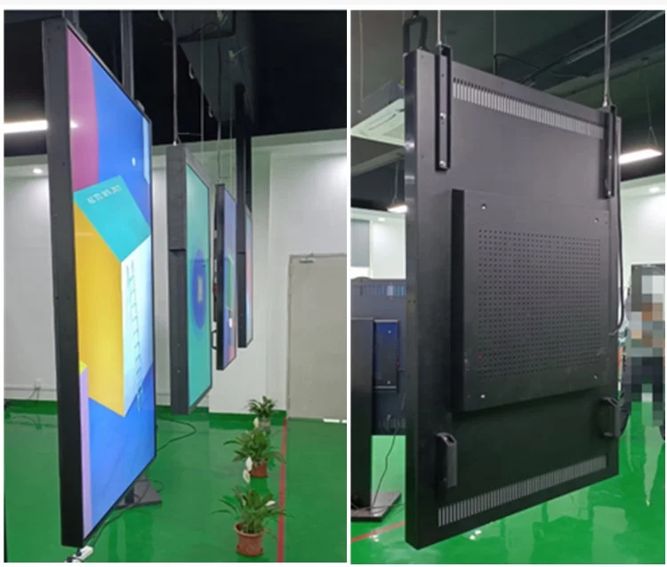 Ultra High Brightness 65inch  3000nits Slim  Wall Mounted Advertising LCD Display Window Facing Digital Signage Monitors