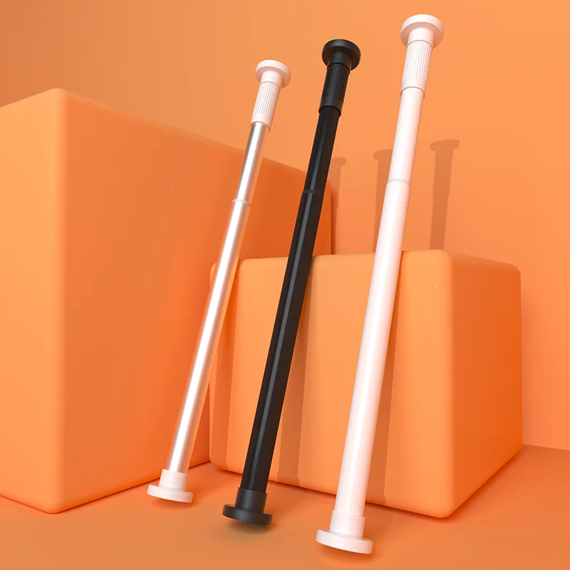 1.1-1.6m Tension Pole Flower Pot Display Stand Adjustable Planter Holder Shelf Telescopic Plant Rack for Decorate curtain rod