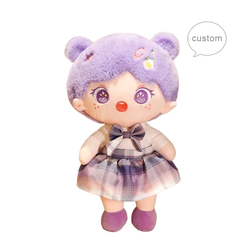 10cm 15cm 20cm Custom Plushie keychain stuffed doll plush kpop korean idol doll peripheral products
