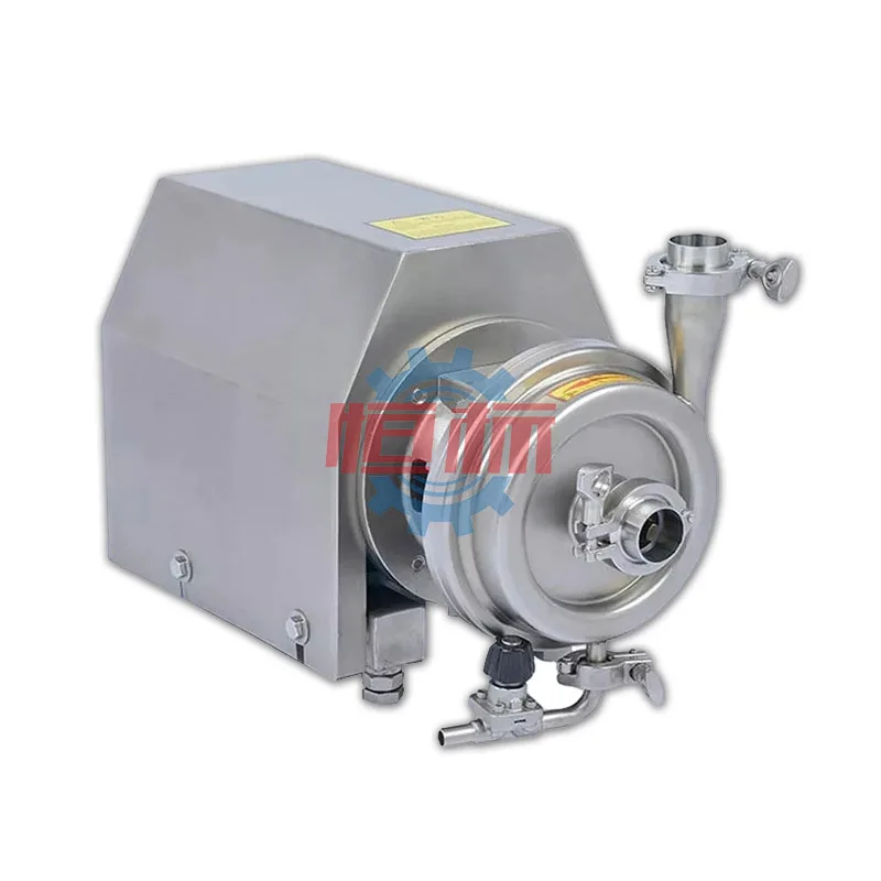 Stainless Steel Food Grade Liquid Transfer Beverage Wine Alcohol Milk Pump Sanitary Centrifugal Pump