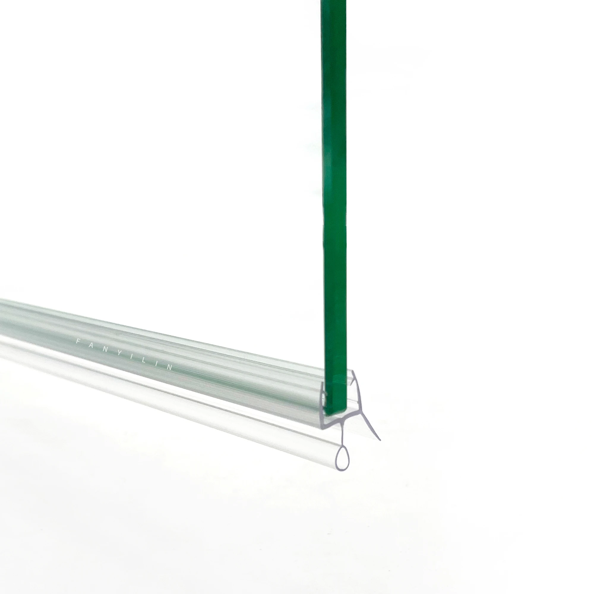 Bathroom glass sliding door Seal Plastic PVC Strip door bottom seal strip Waterproof Glass Door Sealing Strip for shower cabin