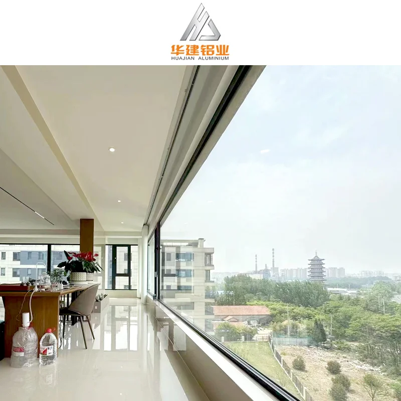 Shandong Villa Waterproof Bifold Door Exterior Aluminum Accordion Patio Door Double Glazed Glass Folding Doors