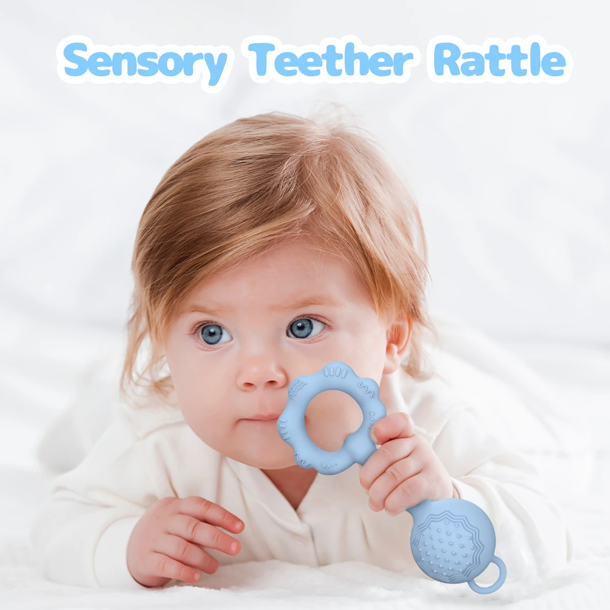 Baby 0-12 Months Food Grade Teething Toys For Babies 0 3 6 9 12 18 Mo Toys Silicone Baby Teething Teethers Toys