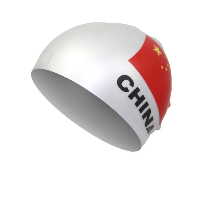 Factory Wholesale High Quality Elastic Turban Solid Color Silicone Caps Waterproof Pool Swimming Cap