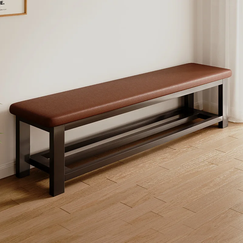 Gym shoe bench Family locker room bathroom bench door can sit shoe rack in one shoe stool