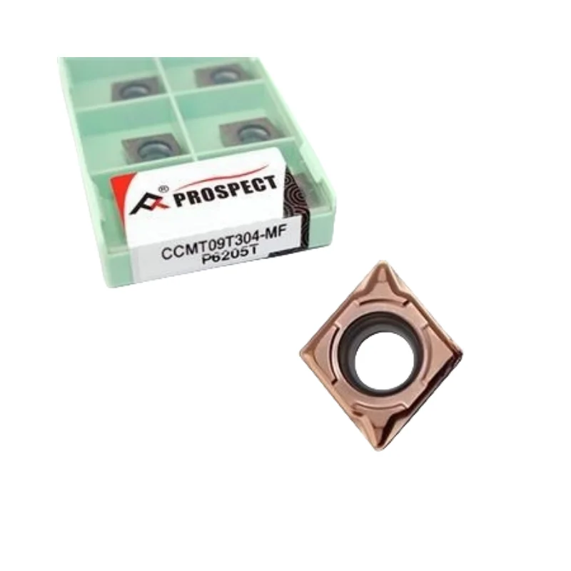 PROSPECT  CCMT  CCMT09T304/CCMT060204-MF P6205T   CNC cutting inserts  machine Original cut carbide turning tools for lathe propress