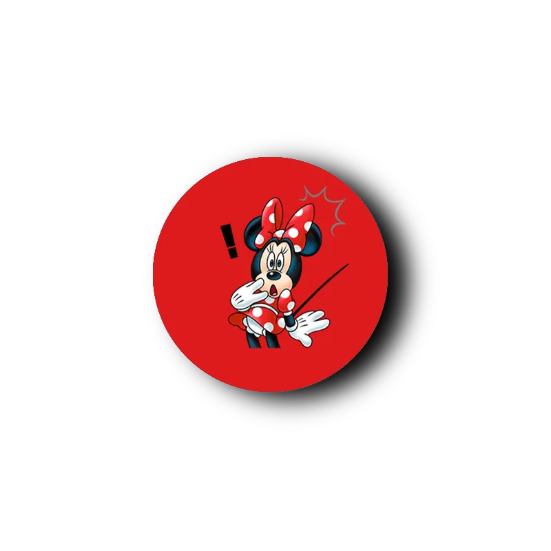 Popping Sockets Custom Cartoon Luxury Cute Minnie Mickey Phone Bracket Stand ABS Durable Adjustable Phone Holder For iPhone Case