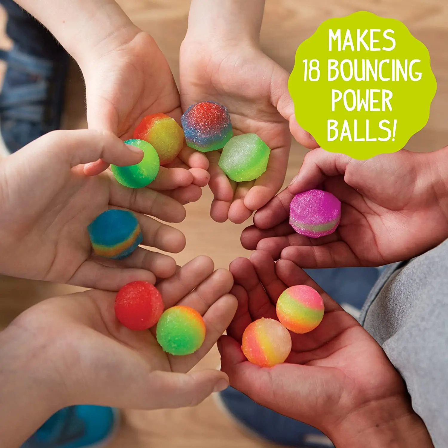 DIY Super Bouncy Balls Kit - Make Your Own Bouncy Balls, Crystal Power Kids Crafts Kits