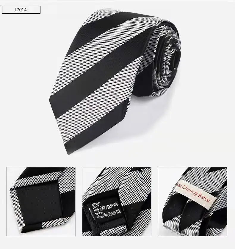 High Quality Silk Ties Classic Logo Packing Pattern Men Necktie Custom Neck Ties for Men