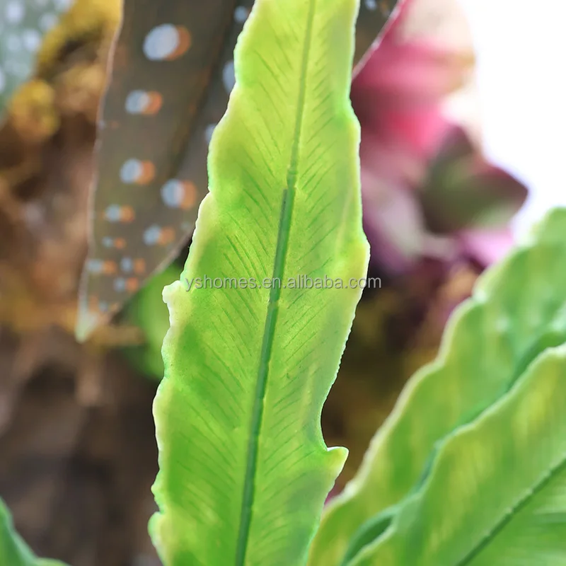 Artificial plant fern landscape decoration forest fern leaf  tropical leaves