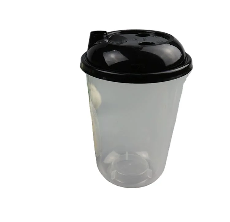 Прозрачные пластиковые чашки разной емкости