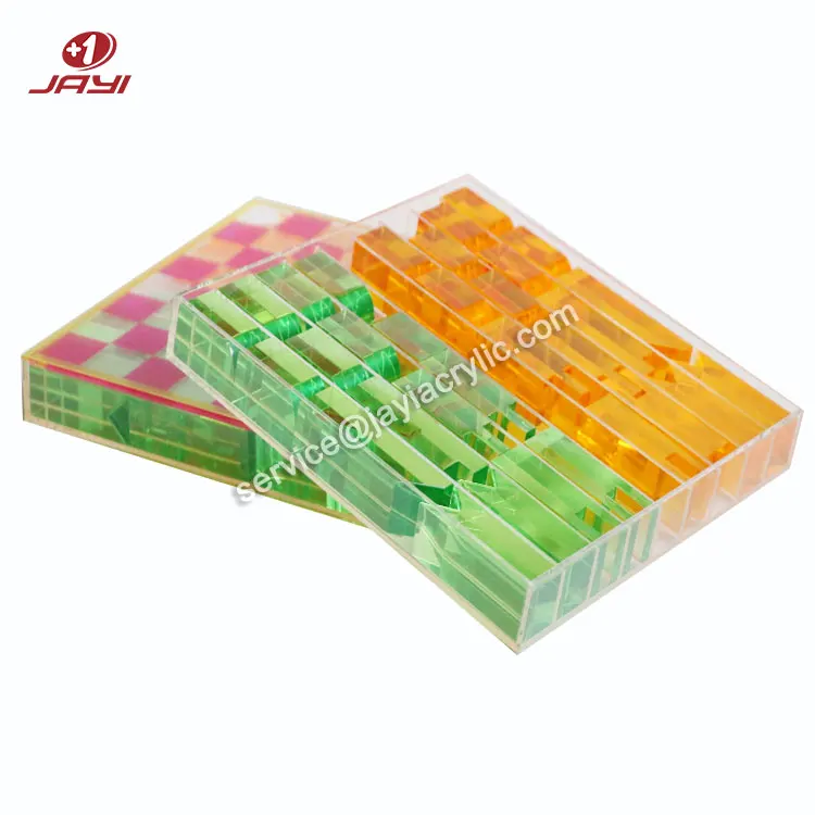  JAYI Custom High-end Clear Crystal Acrylic Backgammon Lucite набор шахматных