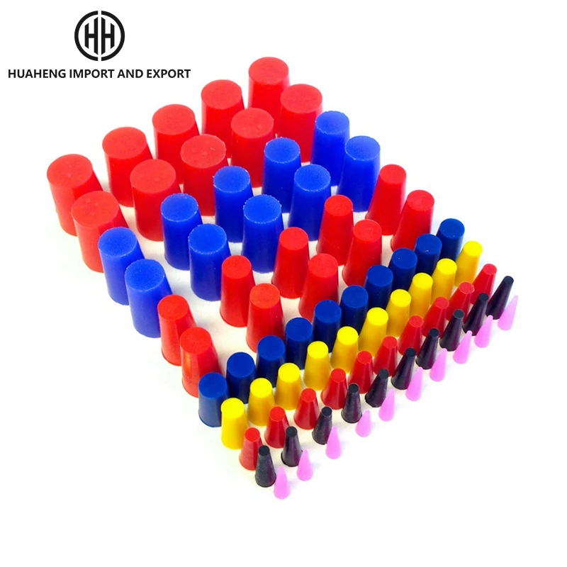 Customized Manufacture Wear Resisting Rubber Hop Tapered Silicone Rubber Plug Rubber Silicone Stopper