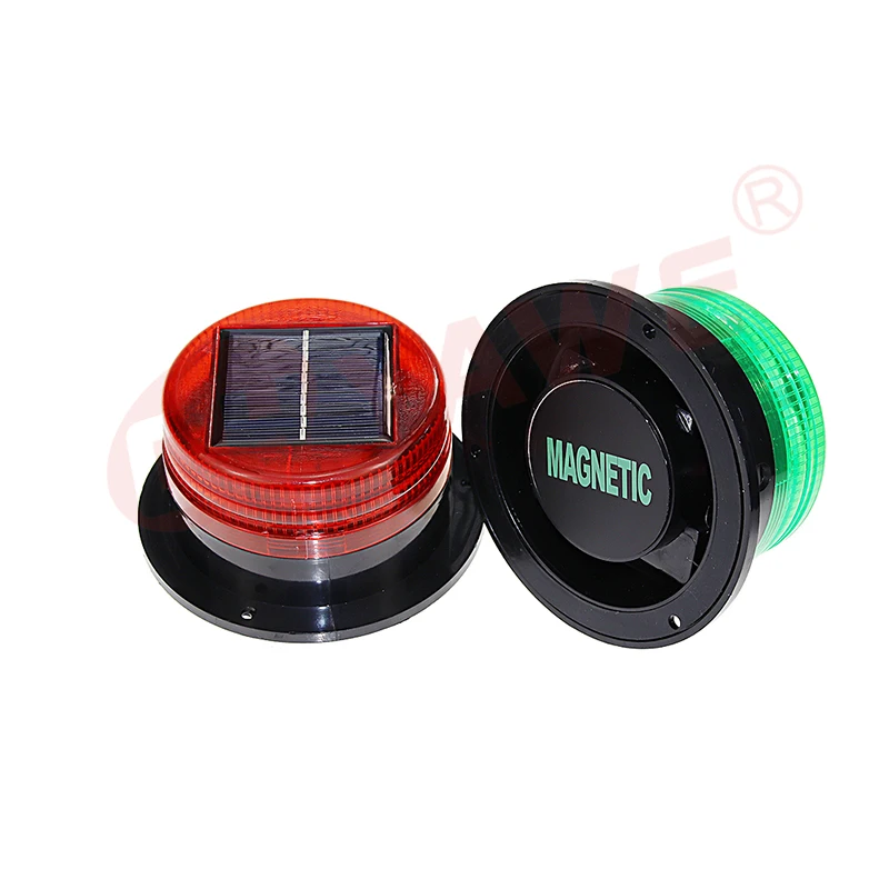 magnetic led warning light Solar LED traffic warning light Strobe Beacon solar powered warning lights