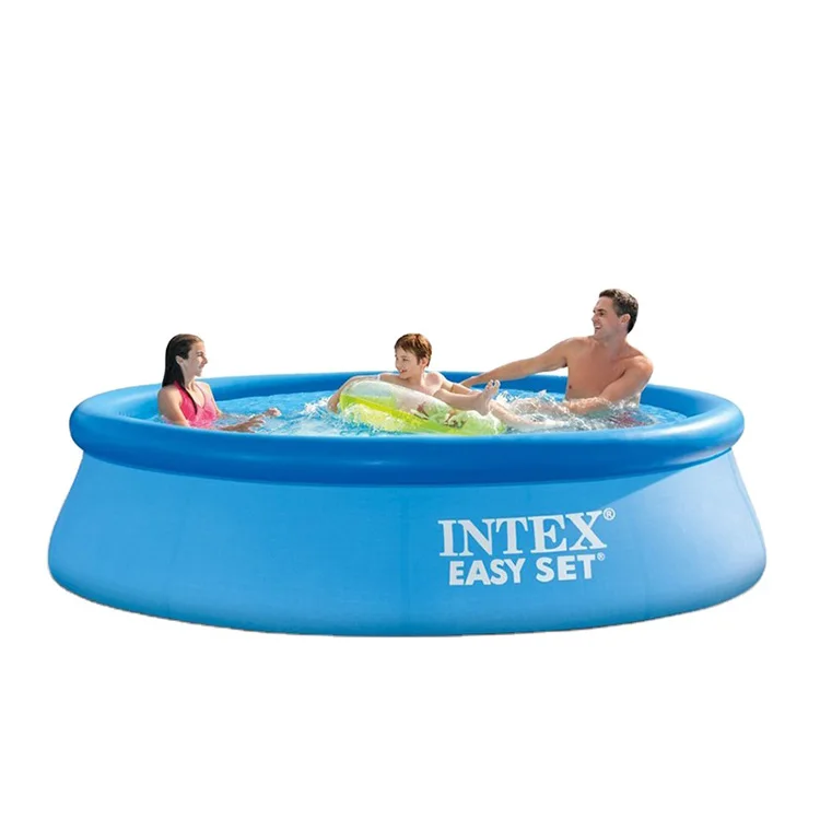 INTEX Durability Round Pool Swimming Outdoor Easy Set Inflatable Above Ground Big Swim Pool Backyard Family Swimming Pool