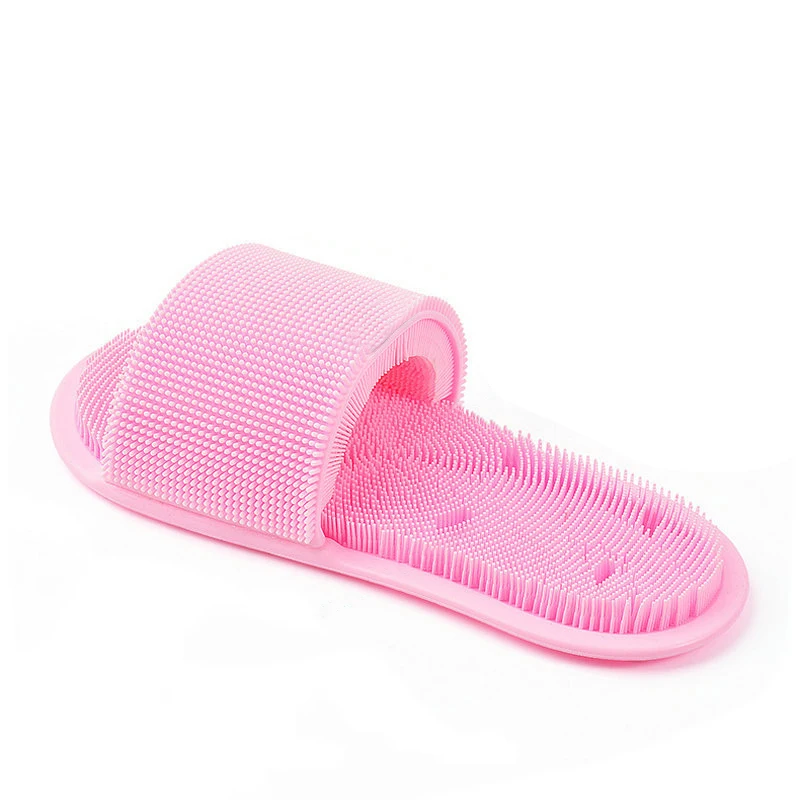 Custom Silicone Shower Foot Personal Massage Exfoliating and Cleaning Non-Slip Scrubber Brush for Bathroom