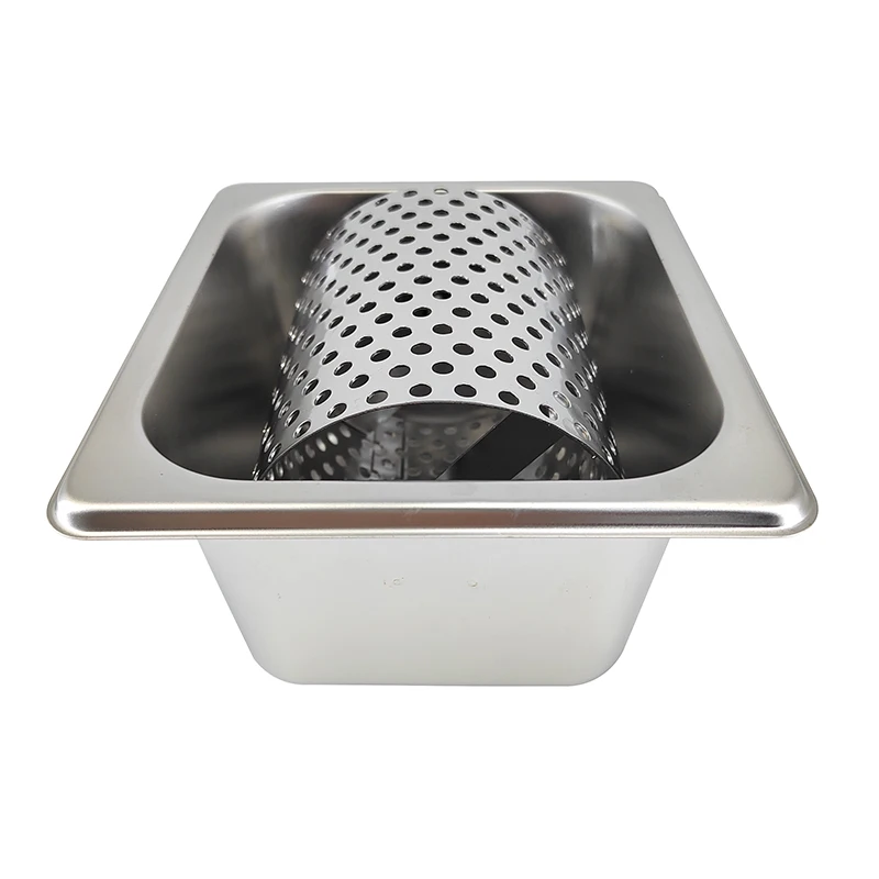 Factory Wholesale Stainless Steel Cheese Spreader Toast Loaf Bread Butter Roller Wheel with Large Capacity Container