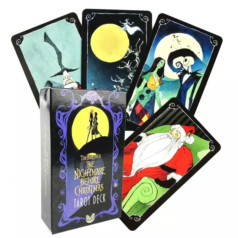 Factory Tarot Cards With Guidebook Custom Printing Cheap Tarot Oracle Cards Christmas  Divination Game