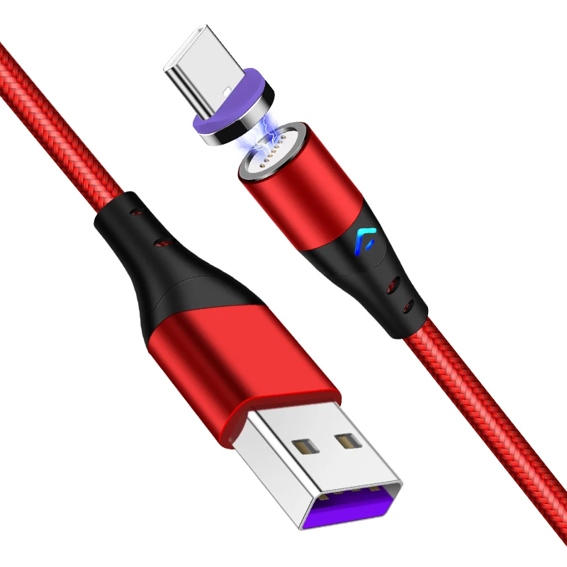 Free Samples Magnetic Usb Cable 5A Super Fast Charging Usb Data Cables Upgrade USB C data charging cable 3in1 for mobiles charge