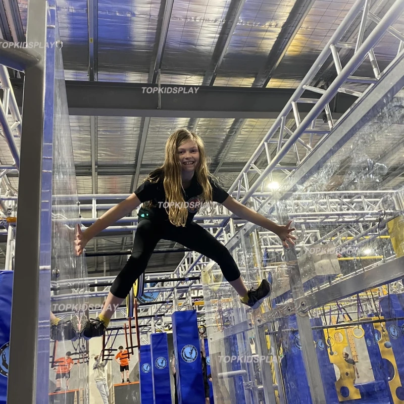 Children Adult Amusement Park Newest Ninja Course Playground Equipment Indoor Playground