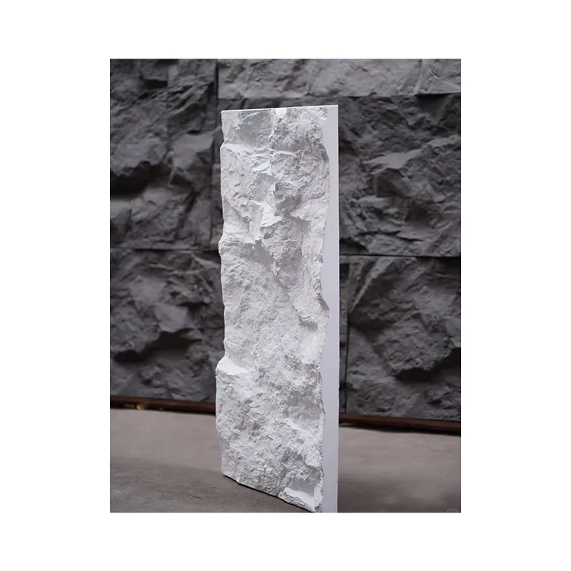 Light Weight And Cheap Polyurethane Faux Stone Wall Panels Pu 3D Rock Stone Waterproof Wall Paneling For Walls