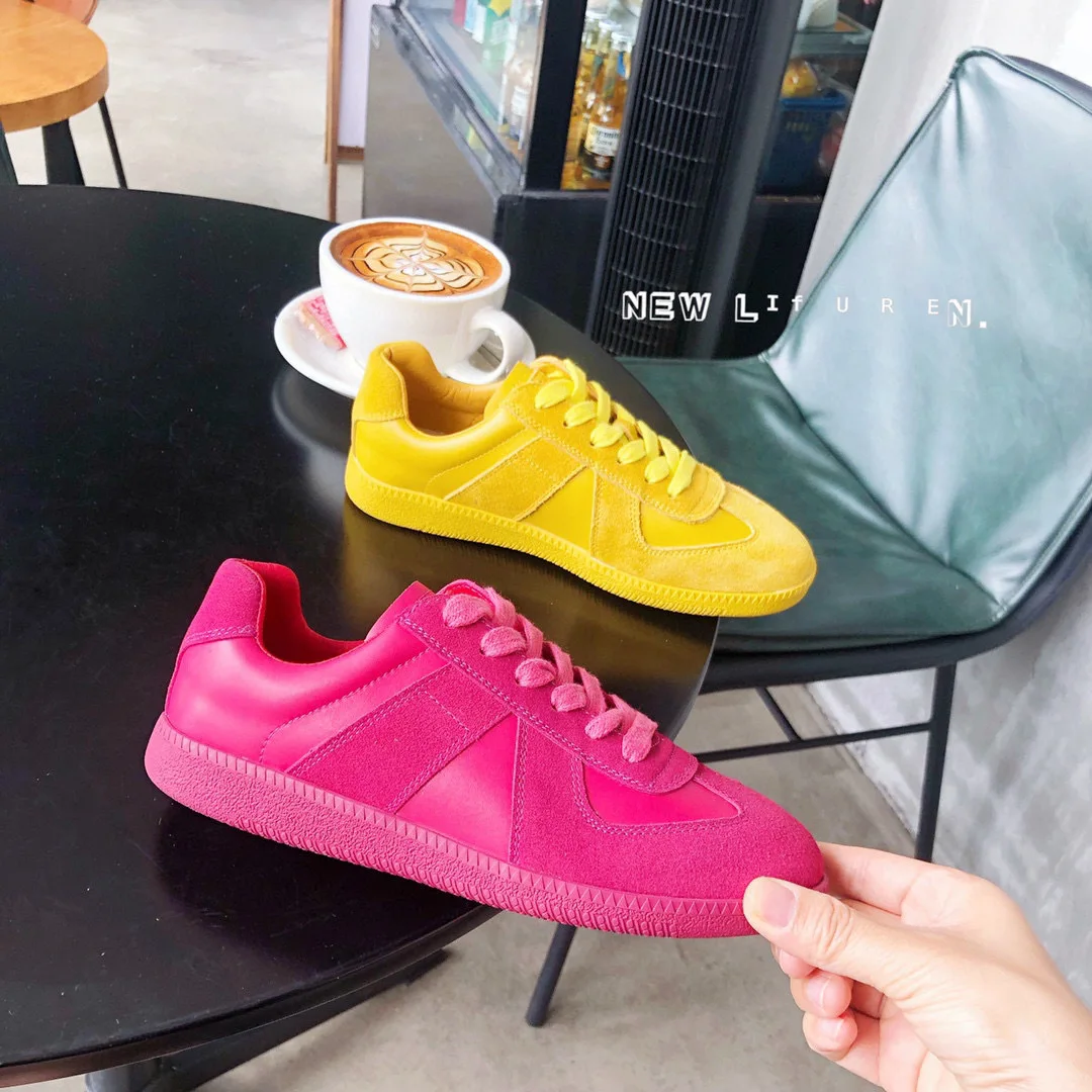 Hottest Sell Good Quality Fashion Simple Colorful Sport Casual Flat School Shoes For Lady